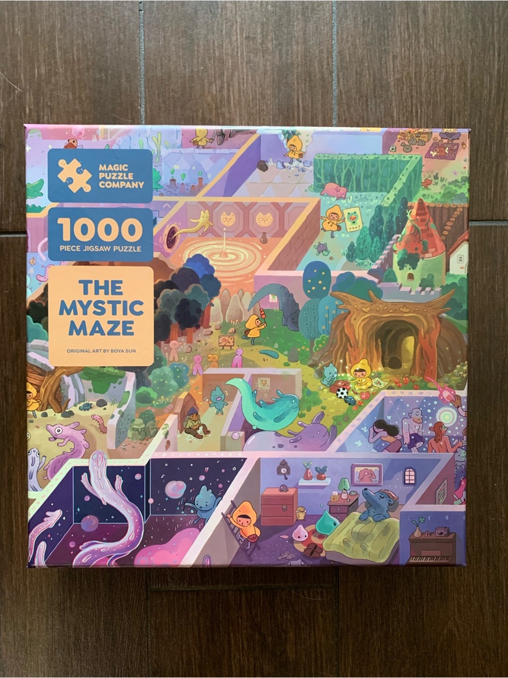 Magic Puzzle Co. Mystic Maze 1000 Pc Shift Jigsaw Puzzle Boya Sun Complete